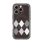 スリムプロテクションプレミアムケース with MagSafe［ Nordic Argyle - Black ］
