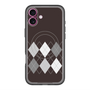 スリムプロテクションプレミアムケース with MagSafe［ Nordic Argyle - Black ］