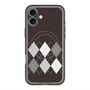 スリムプロテクションプレミアムケース with MagSafe［ Nordic Argyle - Black ］