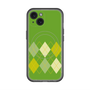 スリムプロテクションプレミアムケース with MagSafe［ Nordic Argyle - Green ］