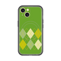 スリムプロテクションプレミアムケース with MagSafe［ Nordic Argyle - Green ］
