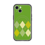 スリムプロテクションプレミアムケース with MagSafe［ Nordic Argyle - Green ］