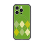 スリムプロテクションプレミアムケース with MagSafe［ Nordic Argyle - Green ］