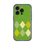 スリムプロテクションプレミアムケース with MagSafe［ Nordic Argyle - Green ］