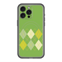 スリムプロテクションプレミアムケース with MagSafe［ Nordic Argyle - Green ］