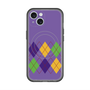 スリムプロテクションプレミアムケース with MagSafe［ Nordic Argyle - Purple ］