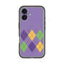 スリムプロテクションプレミアムケース with MagSafe［ Nordic Argyle - Purple ］