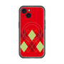 スリムプロテクションプレミアムケース with MagSafe［ Nordic Argyle - Red ］