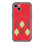 スリムプロテクションプレミアムケース with MagSafe［ Nordic Argyle - Red ］