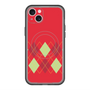 スリムプロテクションプレミアムケース with MagSafe［ Nordic Argyle - Red ］