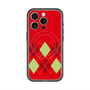 スリムプロテクションプレミアムケース with MagSafe［ Nordic Argyle - Red ］