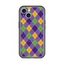 スリムプロテクションプレミアムケース with MagSafe［ Argyle - Purple ］