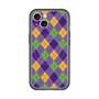スリムプロテクションプレミアムケース with MagSafe［ Argyle - Purple ］