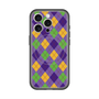 スリムプロテクションプレミアムケース with MagSafe［ Argyle - Purple ］