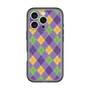 スリムプロテクションプレミアムケース with MagSafe［ Argyle - Purple ］