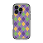 スリムプロテクションプレミアムケース with MagSafe［ Argyle - Purple ］