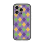 スリムプロテクションプレミアムケース with MagSafe［ Argyle - Purple ］