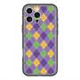 スリムプロテクションプレミアムケース with MagSafe［ Argyle - Purple ］