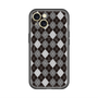 スリムプロテクションプレミアムケース with MagSafe［ Argyle - Black ］