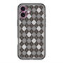 スリムプロテクションプレミアムケース with MagSafe［ Argyle - Black ］