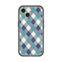 スリムプロテクションプレミアムケース with MagSafe［ Argyle - Blue ］