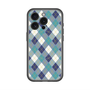 スリムプロテクションプレミアムケース with MagSafe［ Argyle - Blue ］