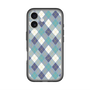 スリムプロテクションプレミアムケース with MagSafe［ Argyle - Blue ］