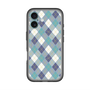 スリムプロテクションプレミアムケース with MagSafe［ Argyle - Blue ］