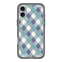 スリムプロテクションプレミアムケース with MagSafe［ Argyle - Blue ］