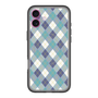 スリムプロテクションプレミアムケース with MagSafe［ Argyle - Blue ］
