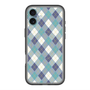 スリムプロテクションプレミアムケース with MagSafe［ Argyle - Blue ］