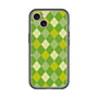 スリムプロテクションプレミアムケース with MagSafe［ Argyle - Green ］