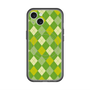スリムプロテクションプレミアムケース with MagSafe［ Argyle - Green ］