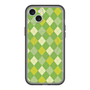 スリムプロテクションプレミアムケース with MagSafe［ Argyle - Green ］