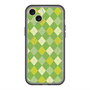 スリムプロテクションプレミアムケース with MagSafe［ Argyle - Green ］