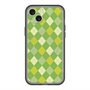 スリムプロテクションプレミアムケース with MagSafe［ Argyle - Green ］