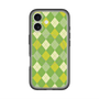 スリムプロテクションプレミアムケース with MagSafe［ Argyle - Green ］