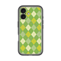 スリムプロテクションプレミアムケース with MagSafe［ Argyle - Green ］