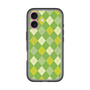 スリムプロテクションプレミアムケース with MagSafe［ Argyle - Green ］
