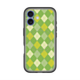 スリムプロテクションプレミアムケース with MagSafe［ Argyle - Green ］