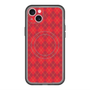 スリムプロテクションプレミアムケース with MagSafe［ Argyle - Red ］