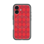 スリムプロテクションプレミアムケース with MagSafe［ Argyle - Red ］