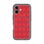 スリムプロテクションプレミアムケース with MagSafe［ Argyle - Red ］