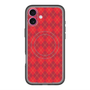 スリムプロテクションプレミアムケース with MagSafe［ Argyle - Red ］