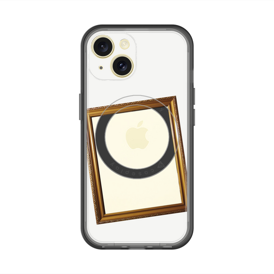 スリムプロテクションプレミアムケース with MagSafe［ Photo Frame - White ］