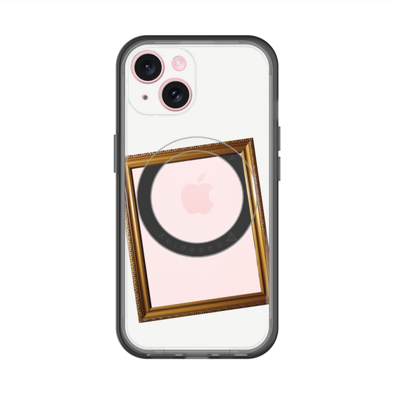 スリムプロテクションプレミアムケース with MagSafe［ Photo Frame - White ］