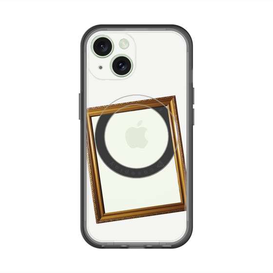 スリムプロテクションプレミアムケース with MagSafe［ Photo Frame - White ］