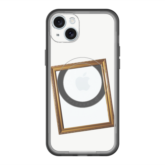スリムプロテクションプレミアムケース with MagSafe［ Photo Frame - White ］