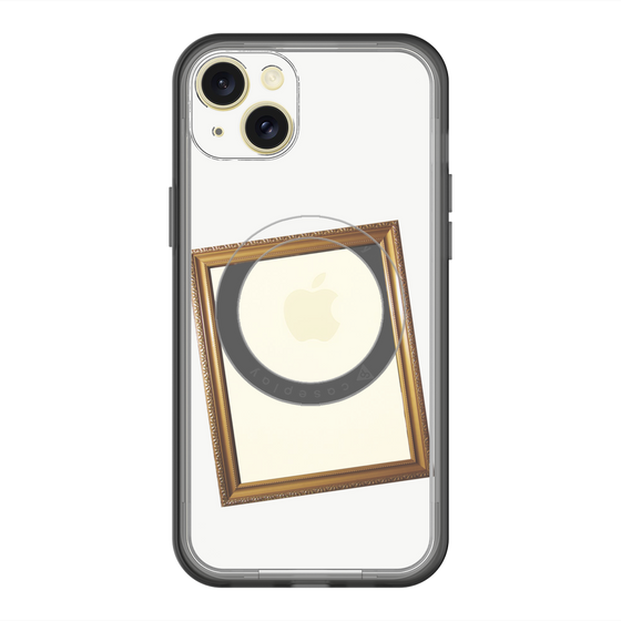 スリムプロテクションプレミアムケース with MagSafe［ Photo Frame - White ］