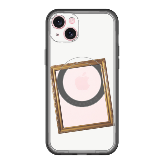 スリムプロテクションプレミアムケース with MagSafe［ Photo Frame - White ］